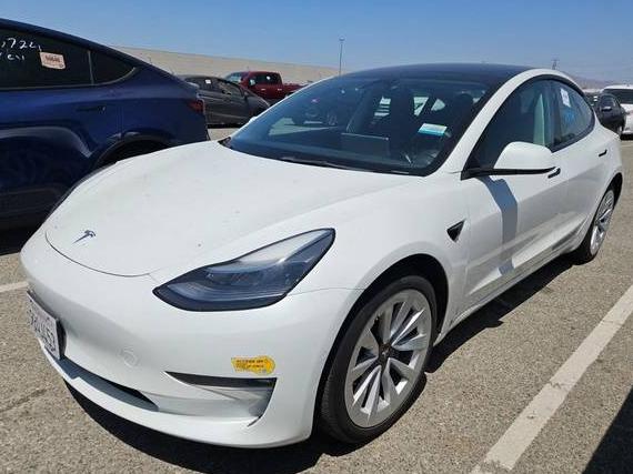 TESLA MODEL 3 2022 5YJ3E1EB3NF263848 image
